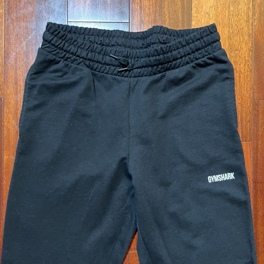 Gymshark Pants Mens Small 28x28 Black Joggers Sweatpants Gym Athleisure Casual - Picture 2 of 10